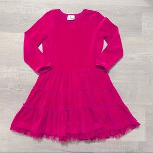 Girls Hanna Andersson Velour Twirl Dress